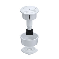 VIVA Toilet Push Button Round Dual Flush Cable Type Cistern Universal Colours