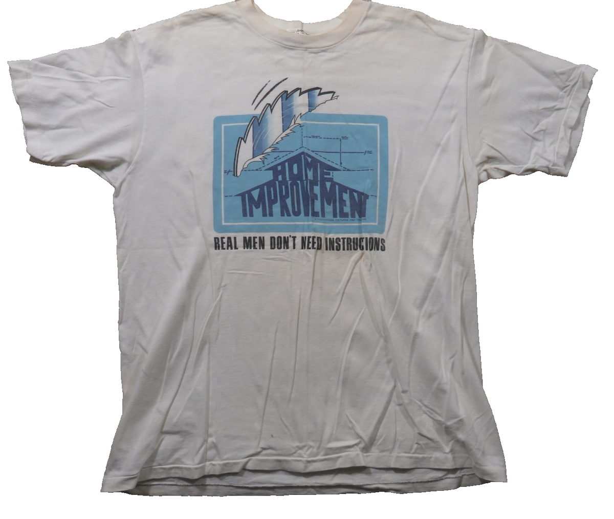 NWT vtg 90s Home Improvement Real Men Dont Need Instructions Shirt
