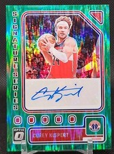 2023-24 Optic Corey Kispert Signature Series Green Flash Auto #SS-16 Wizards