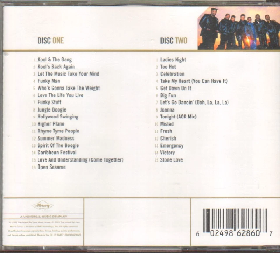 KOOL&THE GANG-2-CD- GOLD-VERY BEST OF- UNIVERSAL-2005-NEUWERTIG - Bild 2 von 2