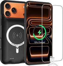 Battery Case for Iphone 17 Pro Max, 12000Mah High-Capacity Protective Rechargeab