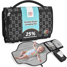 Portable Diaper Changing Pad - Changing Pad Portable with Pocket, Waterproof ...