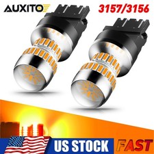 AUXITO 3157 3156 Amber Yellow LED Turn Signal Parking Light Bulb Error Free GUS