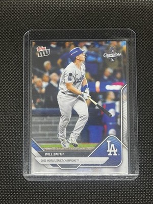 2025 Topps Now Will Smith World Series Champions Dodgers #WS-6