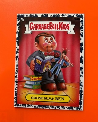 2022 garbage pail kids book worms Black Goosebump Ben 93b