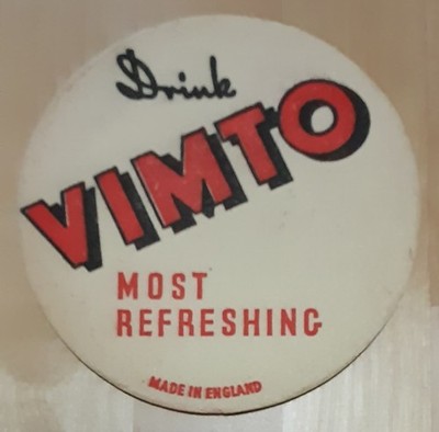 VIMTO - SOFTDRINK - AM ERFRISCHENDSTEN - VINTAGE BIERMATTE - GUTER ZUSTAND