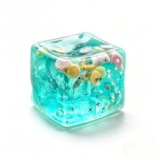 Juguete sensorial «Ocean Gel Cube» blando y mullido para aliviar el estrés