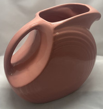 Fiesta Large Disk Pitcher Peony Pink Fiestawa...