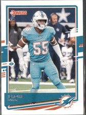 Jerome Baker 2020 Donruss Miami Dolphins #154