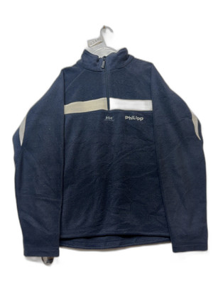 Helly Hansen Navy Blue Fleece Quarter Zip Pullover Gr. M Herren Outdoor Segeln