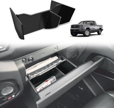 Center Console Glove Box  Organizer Tray For 2022-2026 Nissan Frontier S/SV/SL+