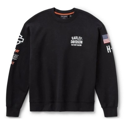 Harley Davidson - Factory Racing Team - XXL - Crew Neck Sweatshir - Fast Johnnie