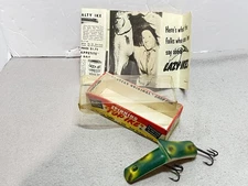 Kautzky Top Ike Wood Lure New In Original Box With Catalog