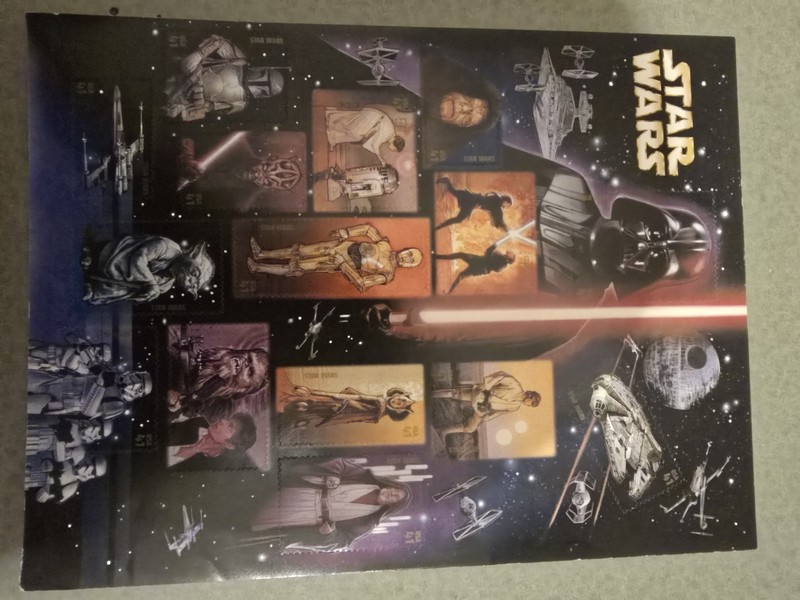 Star Wars Stamp Sheet