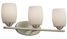 Kichler 5098 Eileen 3 Light 24"W Bathroom Vanity Light - Nickel