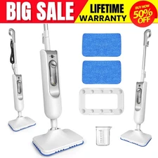 NEW 3500W Corded Steam Mop Cleaner Floor Carpet Window Hot Washer Hand Steamer