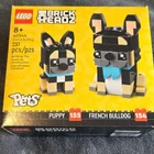 LEGO BrickHeadz French Bulldog 40544 Complete Set, 237pcs, Boxed