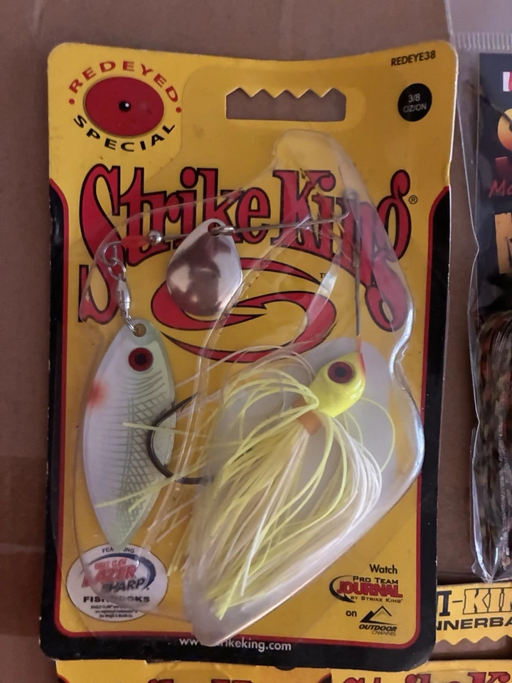 Lot 5 Mixed New Strike King Spinnerbaits & Other Fishing Lures Lure - Image 2 of 4