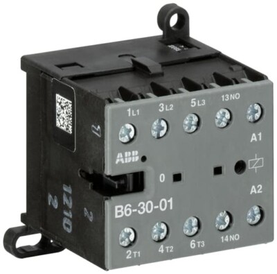 ABB B6-30-01 Leistungsschütz 4kW 400VAC Motor - Schütz Industrieschütz 230VAC