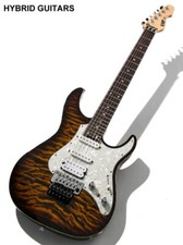 Chitarra ESP Snapper CTM-24 FRT Snapper Tiger Eye Burst Made in Japan 2016 tipo ST