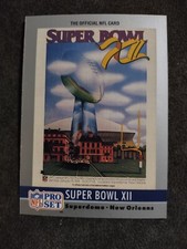 1990 Pro Set Super Bowl Collectibles #12 SUPER BOWL XII Football Card