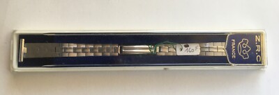 Bracelet De Montre Vintage ZRC Femme - Largeur 15 Mm En Acier Inoxydable - Occasion