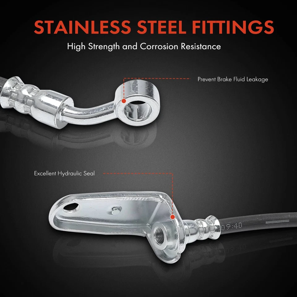 Manguera hidráulica de freno trasero derecho derecho para Acura CSX 2006-2007 Honda Civic 2006-2011 Foto 4 de 4