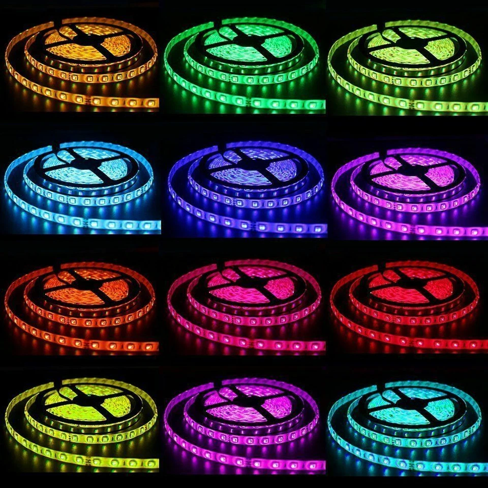 5050 LED Flexible 5M Tape Strip Light For Boat / Truck / Car/ Suv / ATV/UTV 12V - Image 3 of 4