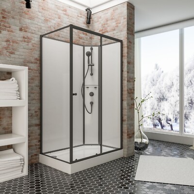 Komplettdusche Fertigdusche Duschkabine Dusche Duschtempel Schiebetür Schulte