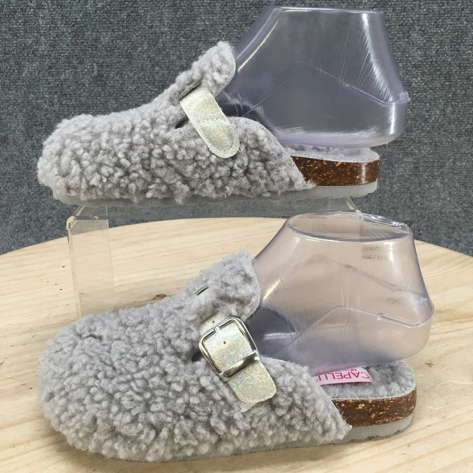 Sandálias Capelli New York criança 1-2 tamancos cinza conforto biqueira redonda - Imagem 2 de 4