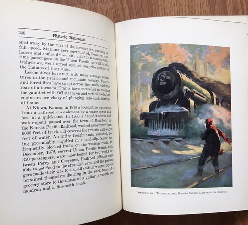 HISTORISCHE EISENBAHNEN von Rupert Sargent Holland / altes illustriertes Zugbuch 1927 - Bild 13 von 15