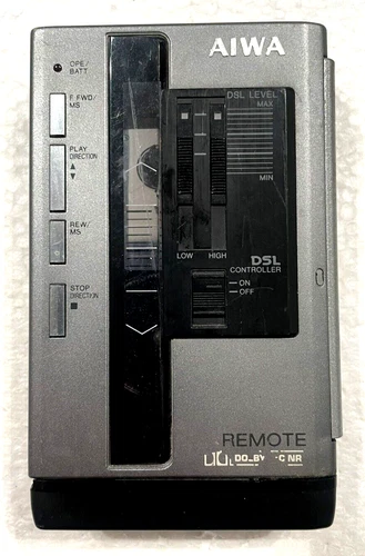 AIWA HS-PX10 stereo  cassette player Remote Auto reverse Dolby Made in Japan
