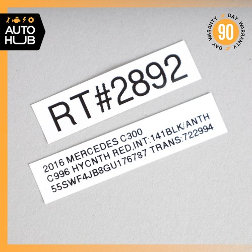 15-20 Mercedes W205 C300 C43 AMG Rear Left Driver Side Brake Pad Wear Sensor OEM - Picture 10 of 10