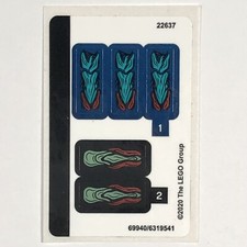 LEGO STICKER SHEET 76145 Eternals Aerial Assault Super Heroes Stickers Decals