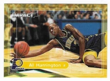 1999-00 Fleer Impact Al Harrington Indiana Pacers Basketball Card #142
