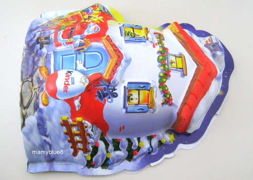 KINDER NATALE IT 2001- RARO- CASETTA NATALIZIA UOVO KINDER . CONFEZIONE VUOTA - Picture 2 of 6