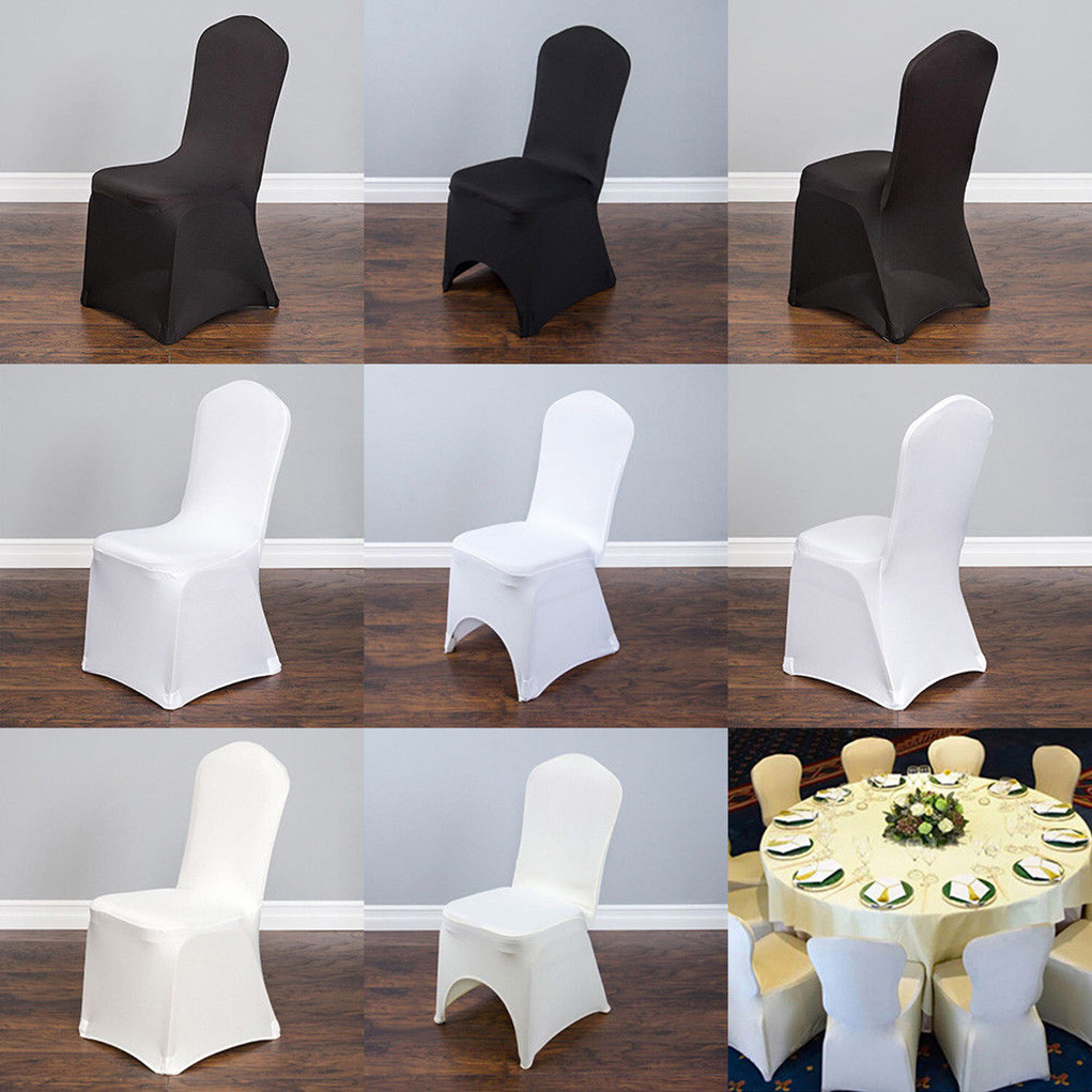 50PCS Dining Chair Covers Spandex Cover Stretch Washable Wedding Banquet Party