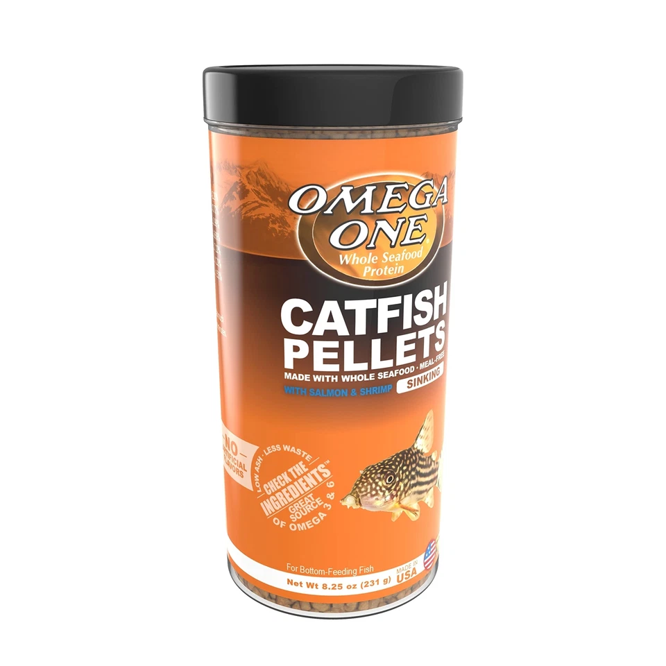 Premium Sinking Shrimp Pellets 8.25 Ounce Natural Fish Food Nutrition - Image 3 of 4