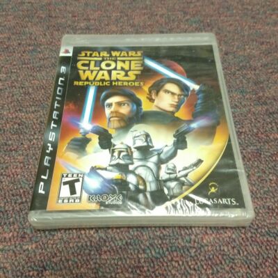 Star Wars The Clone Wars Republic Heroes (PlayStation 3) PS3 Brand New & Sealed!
