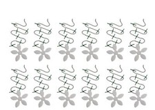 DrainWig Disposable Hair Stopper for Shower Sink and Bathtub 12 Pack White
