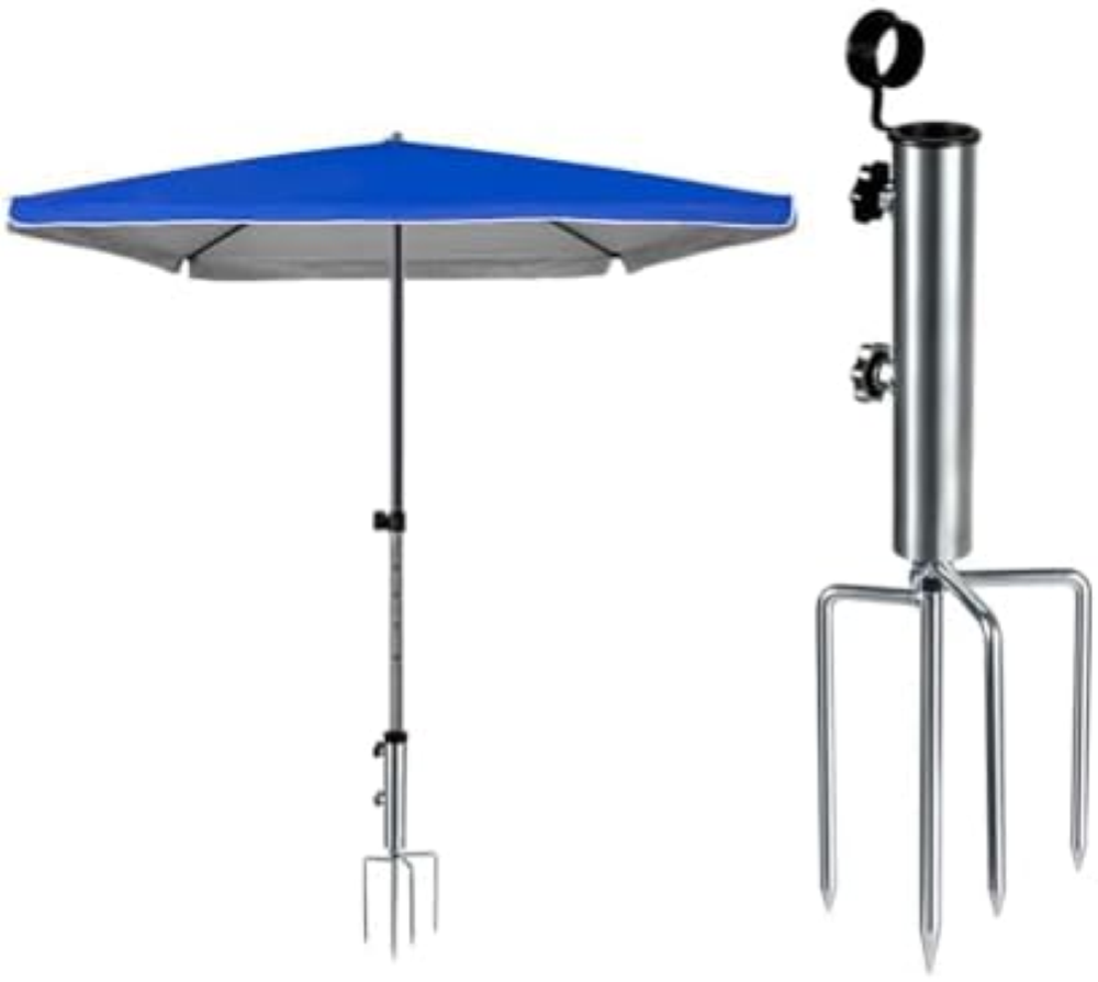 Supporto per Ombrellone per Prati, Supporto Rimovibile Ombrellone, Supporto per