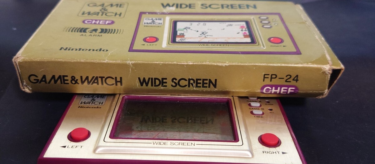 in hand ] Nintendo Game & Watch CHEF FP-24 Wide Screen | eBay