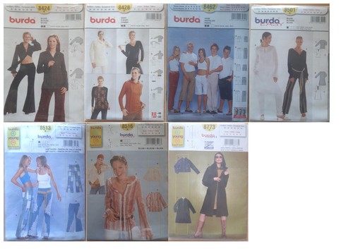 Verschiedene neue Schnittmuster 17 Stück Burda/Vogue-Rock/Hose/Bluse ab Größe 36 - Bild 4 von 4