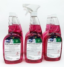 Antibacterial Kitchen Cleaner Sanitiser spray 6x750ml Kills 99.99% Germs UK Made