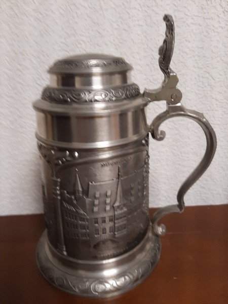 Jarra Cerveza bier beer Zinc Estaño