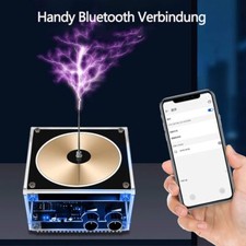 Tesla Spule Plasma Bluetooth Lautsprecher Übertragung Teslaspule Coil Kit DE