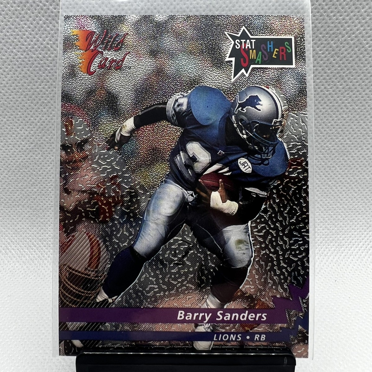 ‘92sアメリカ産シューゲイザー大名盤Lilys激レア限定盤 Barry Sanders 1992 Wild Card Stat Smashers #P-1 Detroit Lions | eBay
