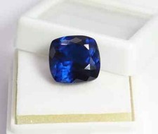 5.15 Ct Natural Flawless Cushion Cut Blue Sapphire Certified Loose Gemstone