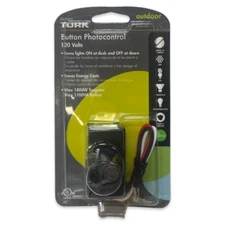 Tork Button Photocontrol Dusk to Dawn 120V Outdoor - RKP301 NEW Fast Shipping