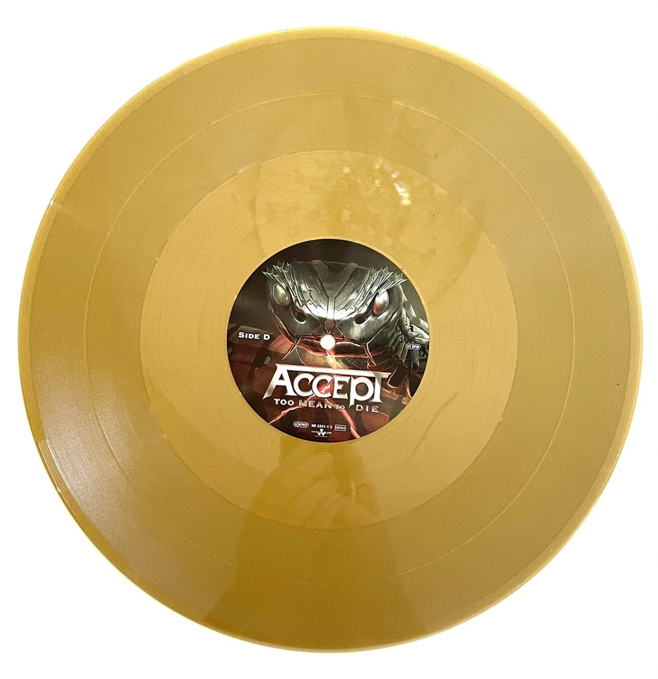 ACCEPT - Too Mean To Die - Limited Edition 1/300 Gold Vinyl 2xLP New MINT - Imagem 2 de 4